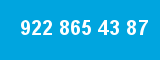 922 865 43 87